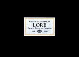 Harley Davidson Lore Origins Through Panhead, 1903-1965 cover