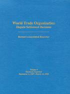 World Trade Organization Dispute Settlement Decisions (volume4) cover