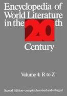 Encyclopedia of World Literature in the 20th Century cover