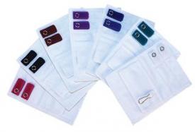 White Pocket Organizer with Purple Tabs cover