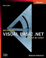 Microsoft Visual Basic .Net Step by Step cover