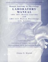 Human Anatomy & Physiology Lab Manual cover