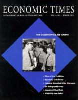 Macroeconomics with Economic Times #1 Spring 1995 cover