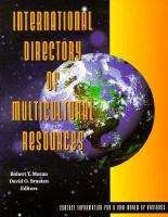 International Directory of Multicultural Resources cover