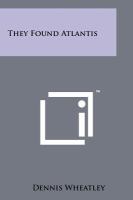 They Found Atlantis cover