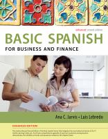 Spanish for Business and Finance Enhanced Edition: The Basic Spanish Series cover