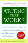 Writing That Works How to Communicate Effectively in Business cover