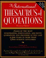 The International Thesaurus of Quotations cover