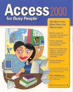 Access 2000 for Busy People cover