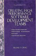 Creating High Performance Software Development Teams cover