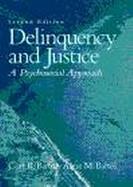 Delinquency and Justice A Psychosocial Approach cover