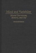Mind and Variability Mental Darwinism, Memory, and Self cover