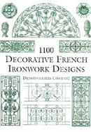 1100 Decorative French Ironwork Designs cover