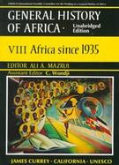 Africa Since 1935 (volume8) cover