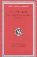 Quintilian The Orator's Education Books 6-8 (volume3) cover
