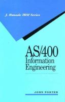 Information Engineering for the AS/400: Improving Software Development Productivity cover