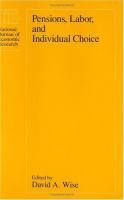 Pensions, Labor, and Individual Choice cover