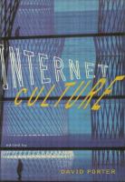 Internet Culture cover