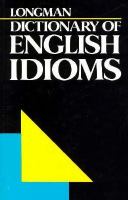 Longman Dictionary of English Idioms cover
