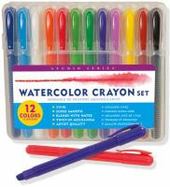 Studio Series Watercolor Crayon Set (12 Water Soluble Gel Crayons) cover