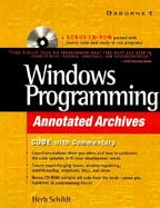 Windows Programming Annotated Archives with CDROM cover
