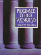 Programed College Vocabulary cover