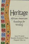 Heritage:african amer.rdgs.f/writers cover