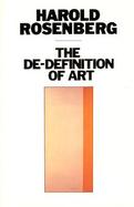 The De-Definition of Art cover
