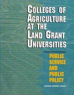 Colleges of Agriculture at the Land Grant Universities Public Service and Public Policy cover