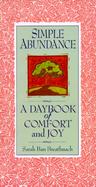 Simple Abundance A Daybook of Comfort and Joy cover