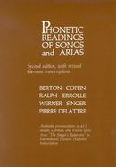 Phonetic Readings of Songs and Arias cover