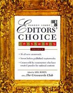 Random House Editors' Choice Crosswords cover
