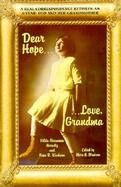 Dear Hope-- Love, Grandma cover
