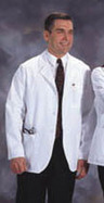 Mens 6 Pocket Consultation Jacket-White-Size 38-Long cover