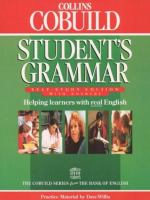 Cobuild Student's Grammar Self-study Edtn cover