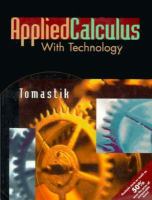 Applied Calculus cover