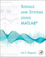 Signals And Systems Using Matlab cover