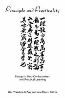 Principle & Practicality Essays in Ne0-Confucianism & Practical Learning cover