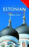 Colloquial Estonian A Complete Language Course cover