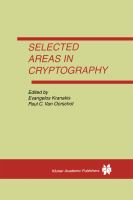 Selected Areas in Cryptography cover
