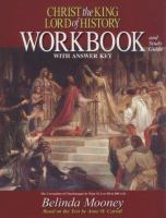 Christ the King: Lord of History Workbook and Study Guide cover