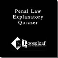 Penal Law Explanatory Quizzer New York State cover