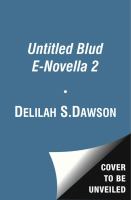 The Blud Novel cover