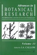 Advances in Botanical Research Incorporating Advances in Plant Pathology (volume33) cover