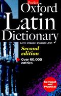 The Pocket Oxford Latin Dictionary cover