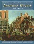 America's History: Volume 1 cover