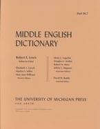 Middle English Dictionary cover