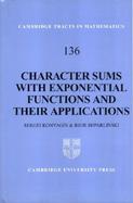 Character Sums With Exponential Functions and Their Applications cover