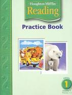 Practice Book Houghton Mifflin Reading, Grade 1 cover