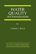 Water Quality An Introduction cover
